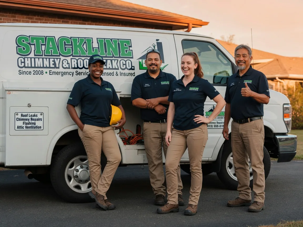 Chimney flashing repair company in Doylestown, OH